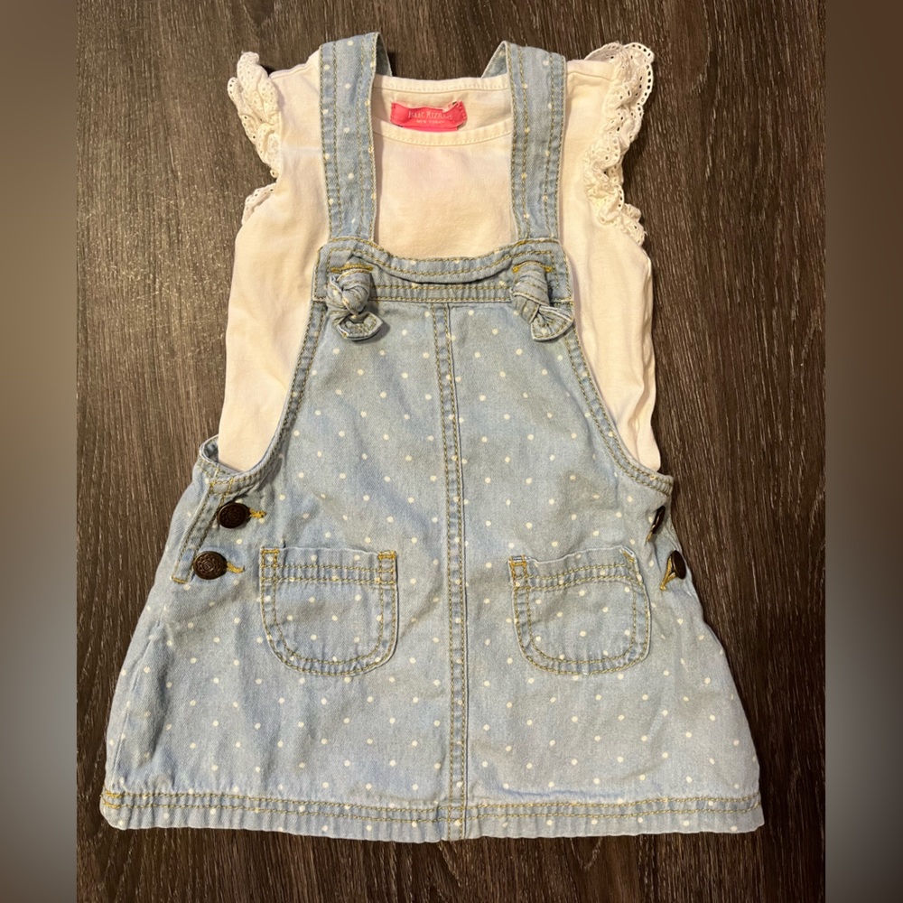 Baby/Toddler Overalls Denim Dress Size 18m